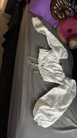 Renaissance style white blouse