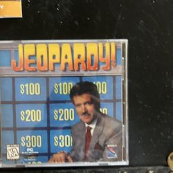 Jeopardy 1995 PC Game With Alex Trebek Pre - Owned