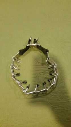Dog training collar.