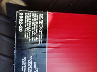 NEW MID TORQ IMPACT 1/2 $180

Milwaukee 
DEWALT 
Makita
Ridgid