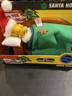 Sleeping Santa Homer