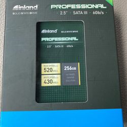 Inland 256GB 2.5” SATA III SSD (520/430)