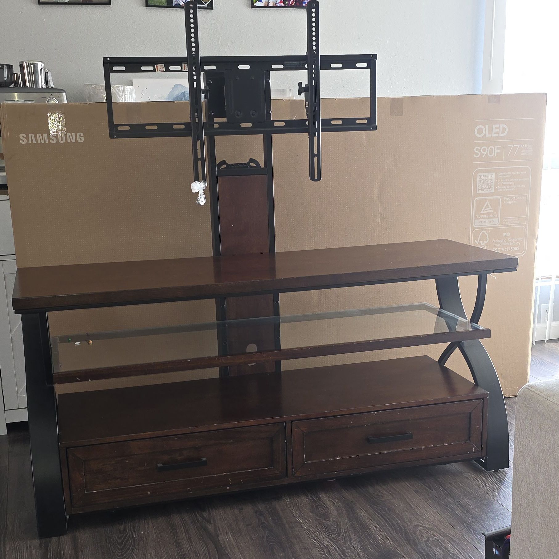 Tv stand with mount