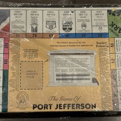 MONOPOLY STYLE GAME “THE GAME OF PORT JEFFERSON” BOARD GAME