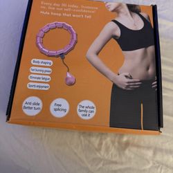 Weighted Hula Infinity Fitness Hoop for Adult Weight Loss, 2 in 1 Smart Fitness Workout Hula Circle Hoops with 26 Detachable Knots, Exercise Fit Hoop 