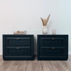 Gorgeous Restored Nightstand Set By Thomasville
   26”L x 16”W x 22”H