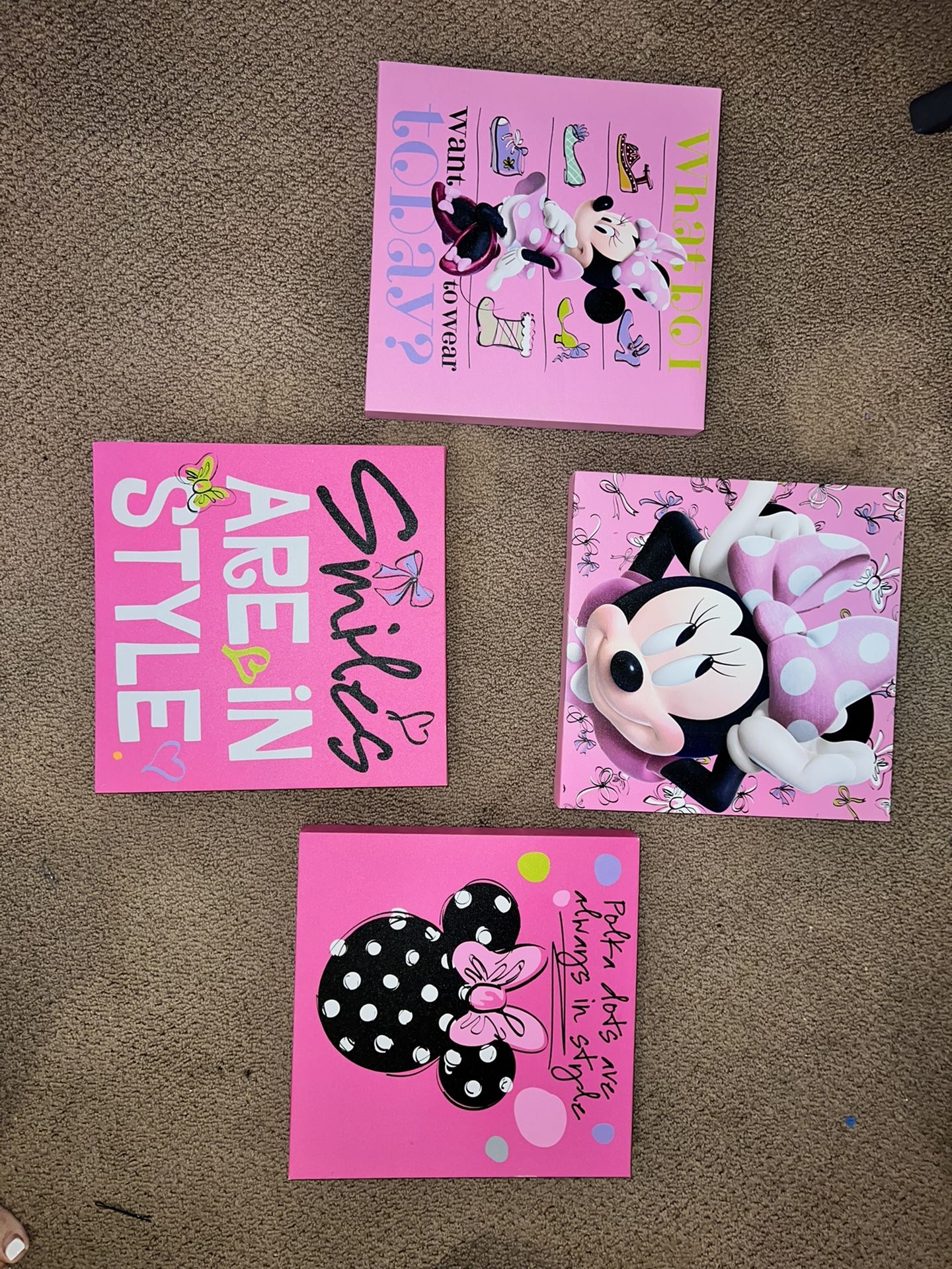 Minnie Mouse Canvas Wall Art