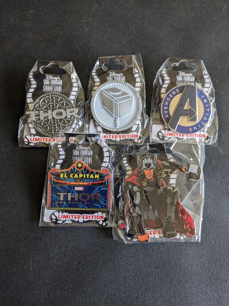 Disney Pins Thor Pin Set LE DSSH