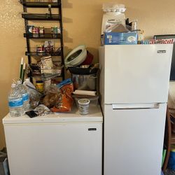 Magic Chef refrigerator and deep freezer