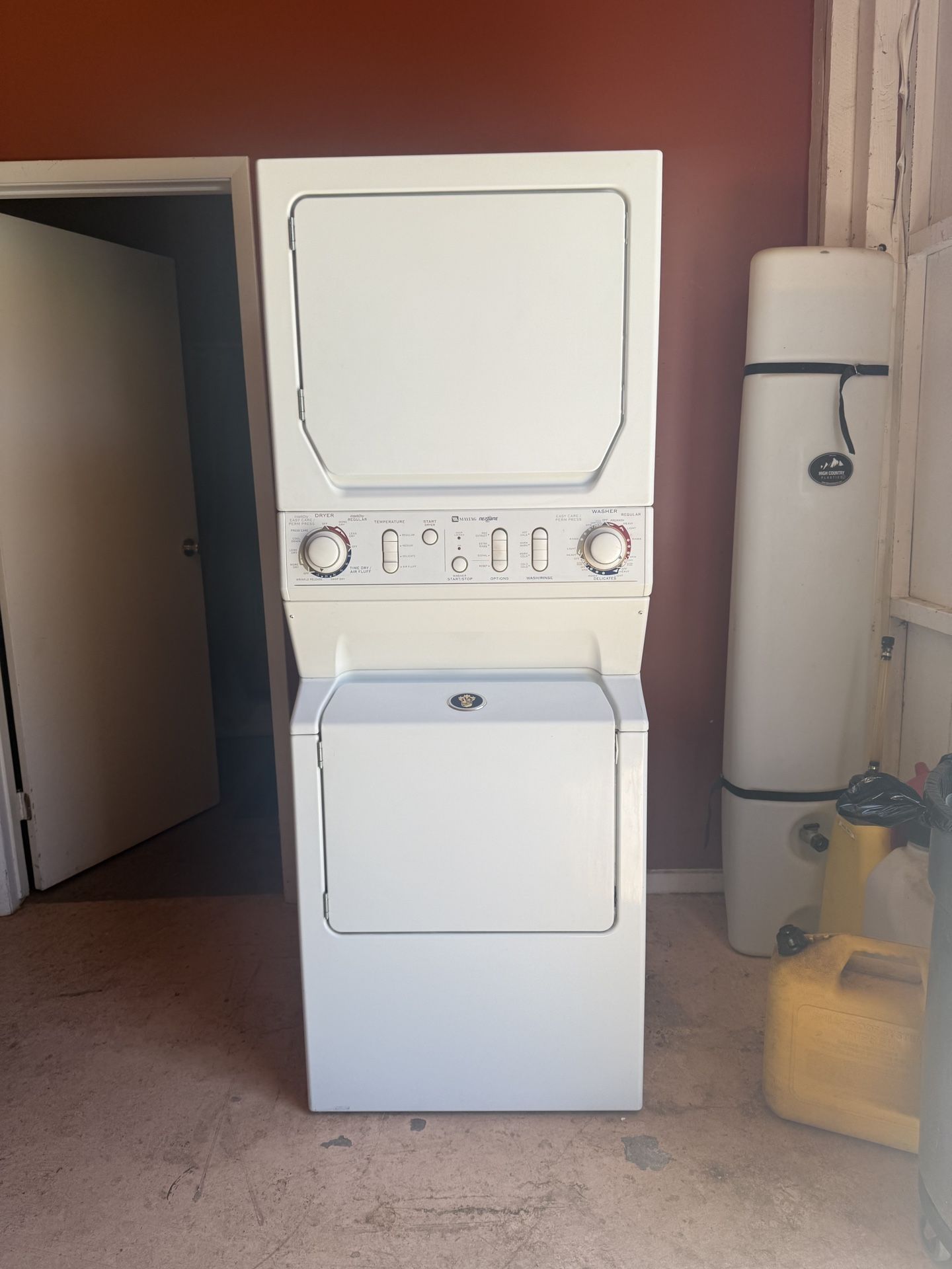 Maytag Neptune Series MLG2000AWW - Gas Stacked Washer & Dryer 