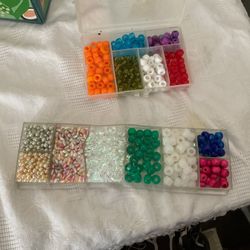 Two sets of bead for jewelry making $5 each 