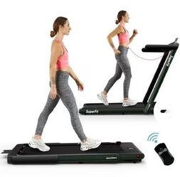 SuperFit 7.5MPH 2.25HP 2-in-1 Treadmill