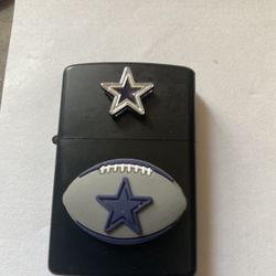Dallas Cowboys fliptop lighter new without fluid
