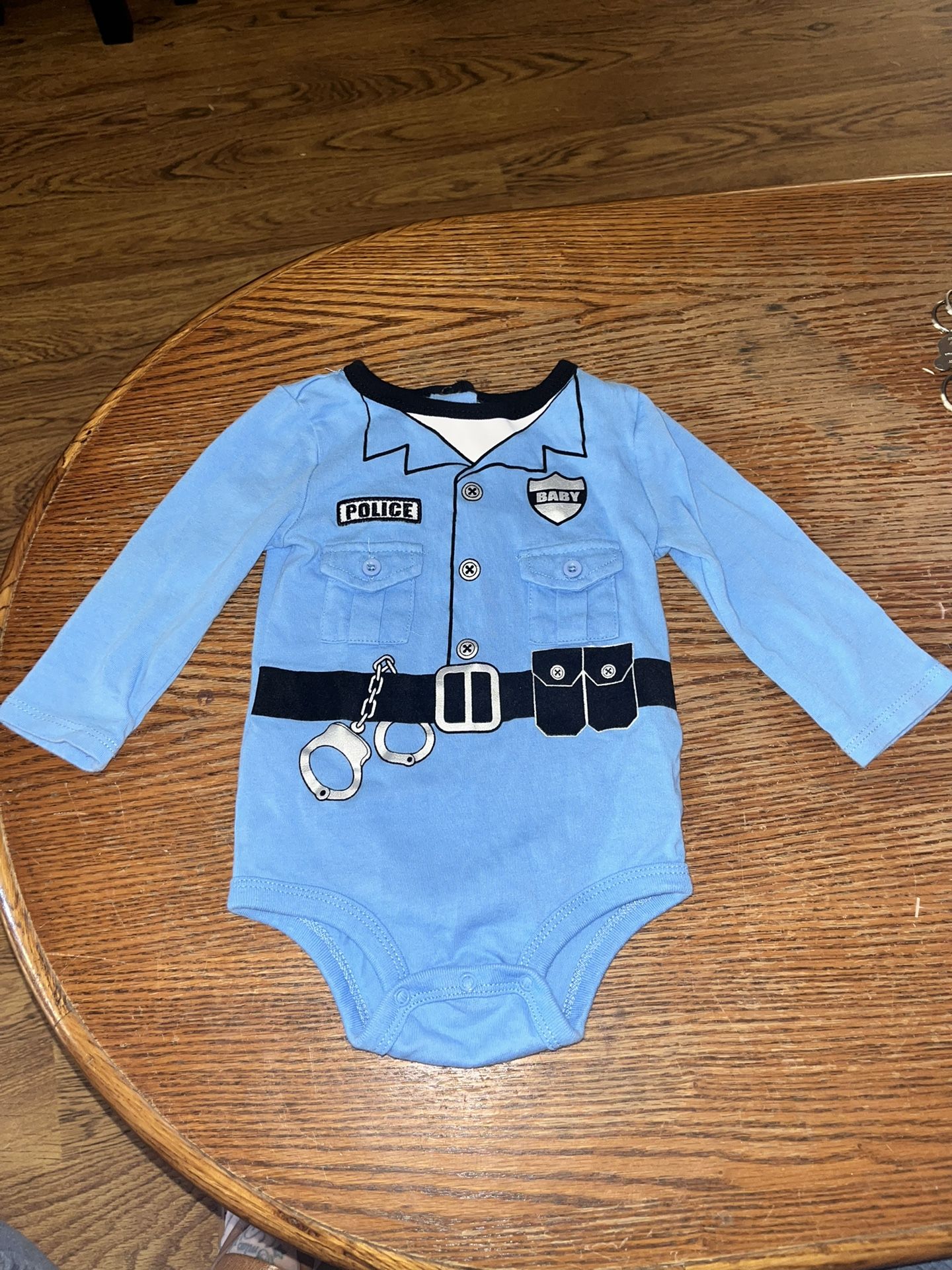 Adorable Police Onesie “Halloween costume” 6-9 Months 