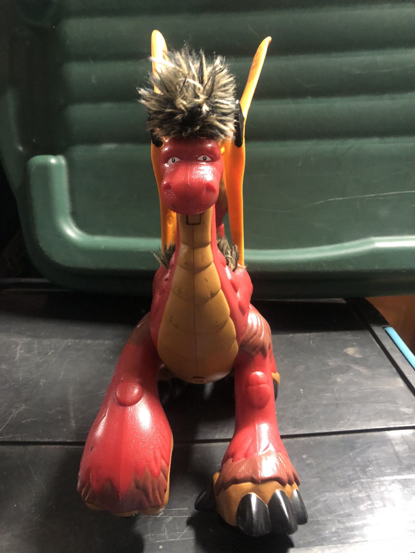 Fisher Price Red Furry Dragon