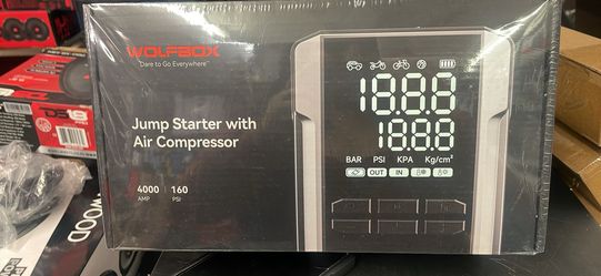 Jump Starter With Air Compresor