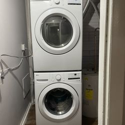 LG Stackable Washer & Dryer - White