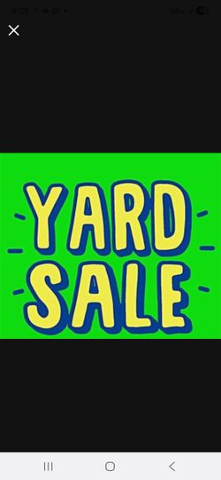 Yard Sale