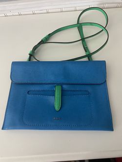 Blue/Green Ralph Lauren Crossbody Purse