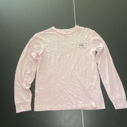 Men Pink Vans Long sleeve shirt 