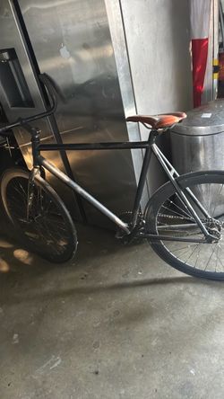 Matte Black Fixed Gear Single Speed Bike
