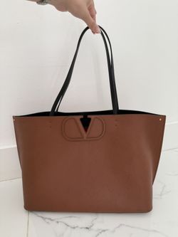 Valentino Leather Tote Bag
