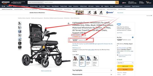 Lightweight Foldable Electric Wheelchair – Only 35 lbs  ♿ Power & Freedom in a Compact Design!