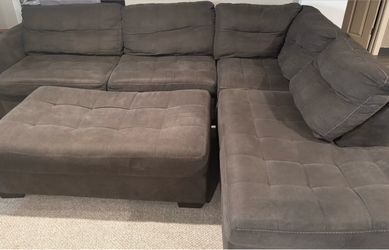 Grey sectional