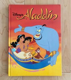 🩵 Vintage 1992 Disney Aladdin book, good condition
