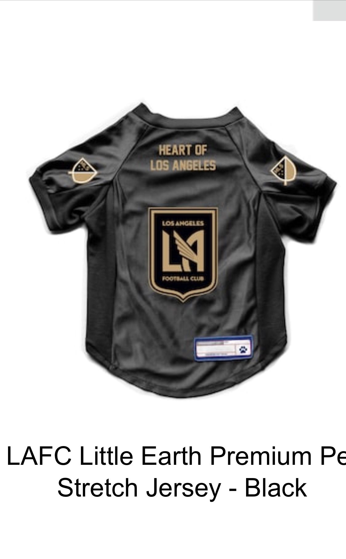 Lafc dog jersey new