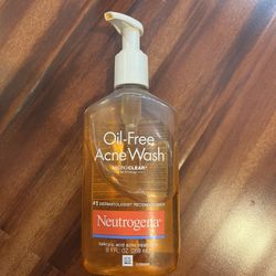 Neutrogena Oil-Free Facial Cleanser with Salicylic Acid for Acne-Prone Skin, 9.1 fl. oz