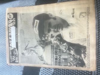 Vintage racing paper (speedway illustrated news) with Al Unser on cover