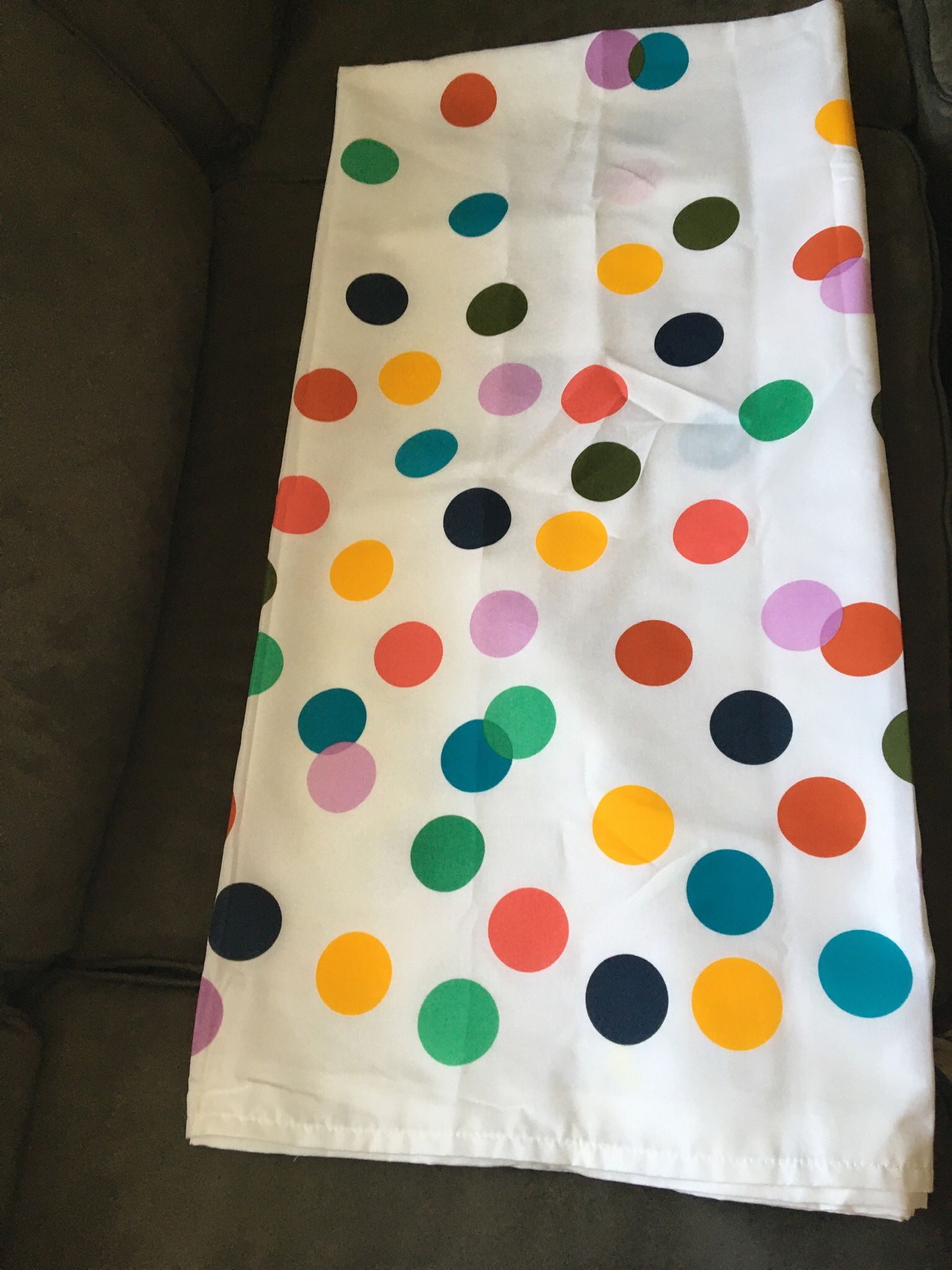 New Shower Curtain And Towel