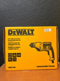 DeWalt DWD110K 120V Keyless Chuck Drill Kit