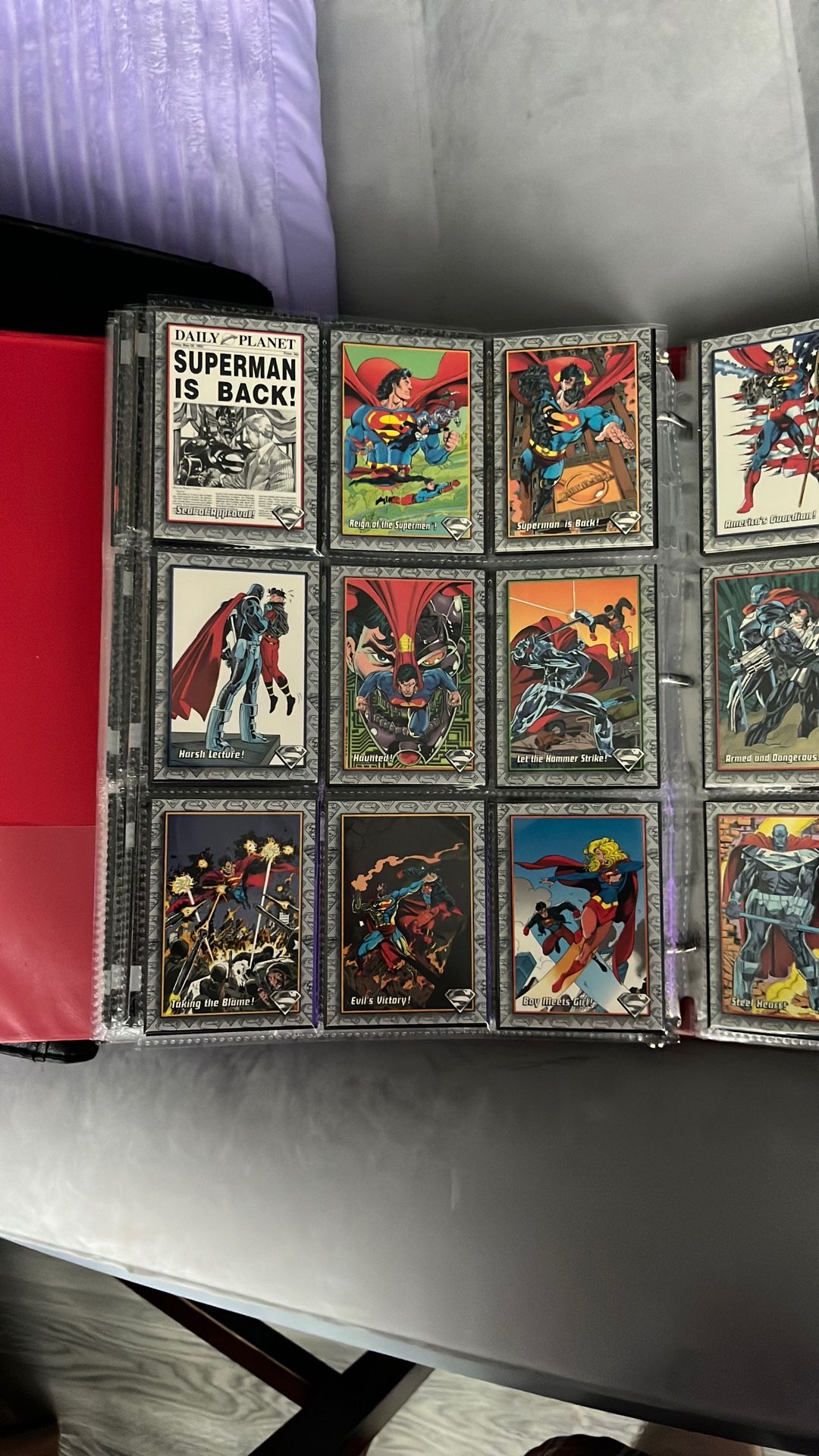 1993 Dc Return Of Superman Cards