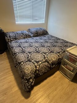 California king mattress, and boxspring