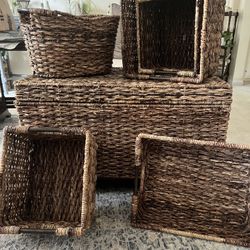 Woven Abaca Storage Set