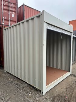 10FT STORAGE CONTAINER w/ ROLL-UP DOOR – CLEAN & READY
