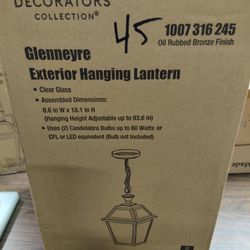 Home Decorators Glenneyre Outdoor Hanging Pendant Light Fixture In Oil Rubbed Bronze 