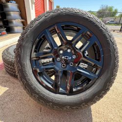 20s Chevy Gmc Trailboss On All Terrain Rims Rines Wheels 6lug Oem 
