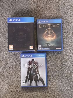 Trade PlayStation 4 Dark Souls Trilogy Bloodborne Elden Ring Tested