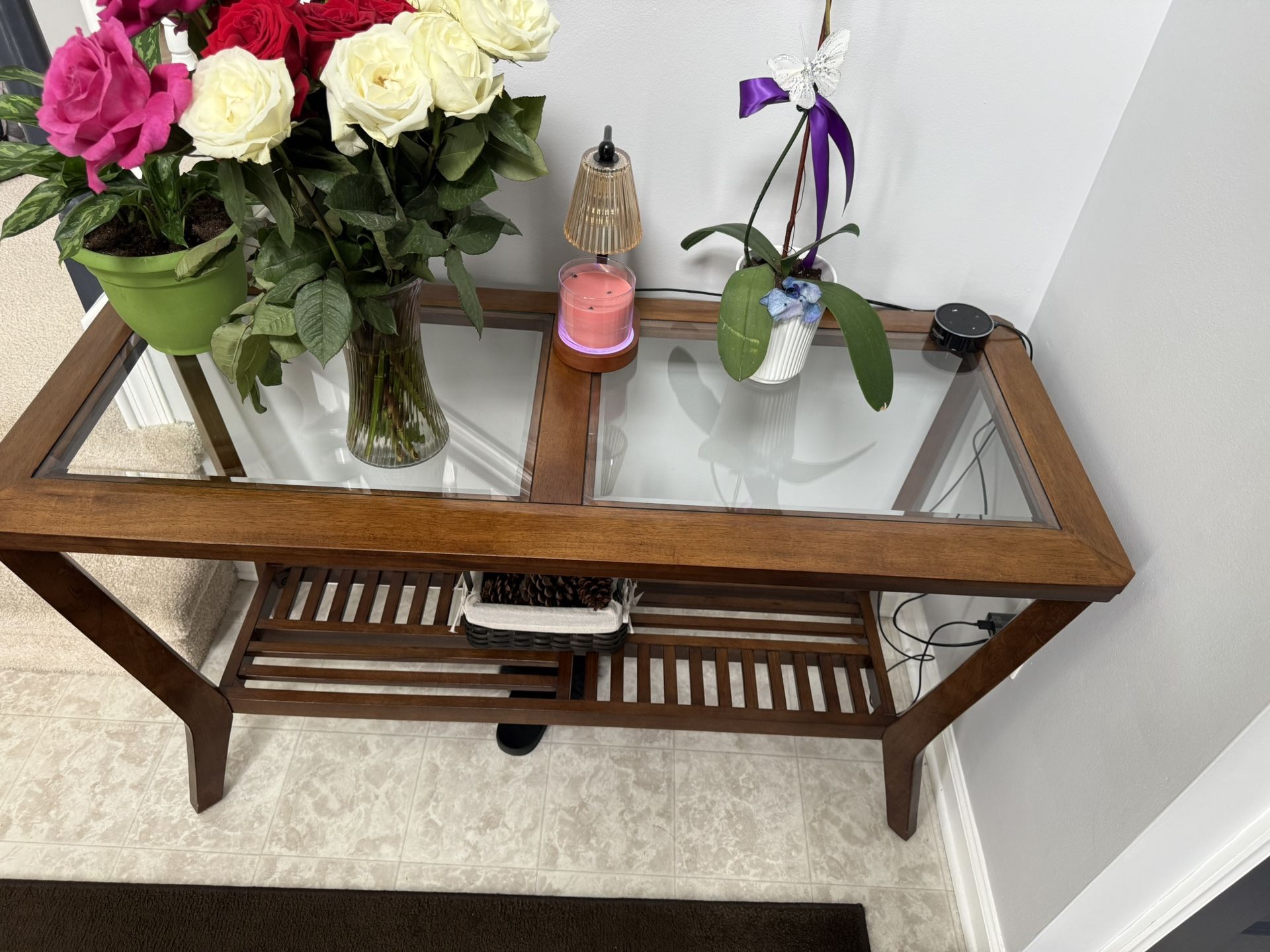 Coffee Tables And Sofa Table And 3 Lamps $150