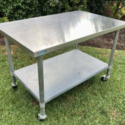 Stainless Steel Table w/Casters 