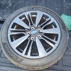 17x8  OEM Subaru WRX rims