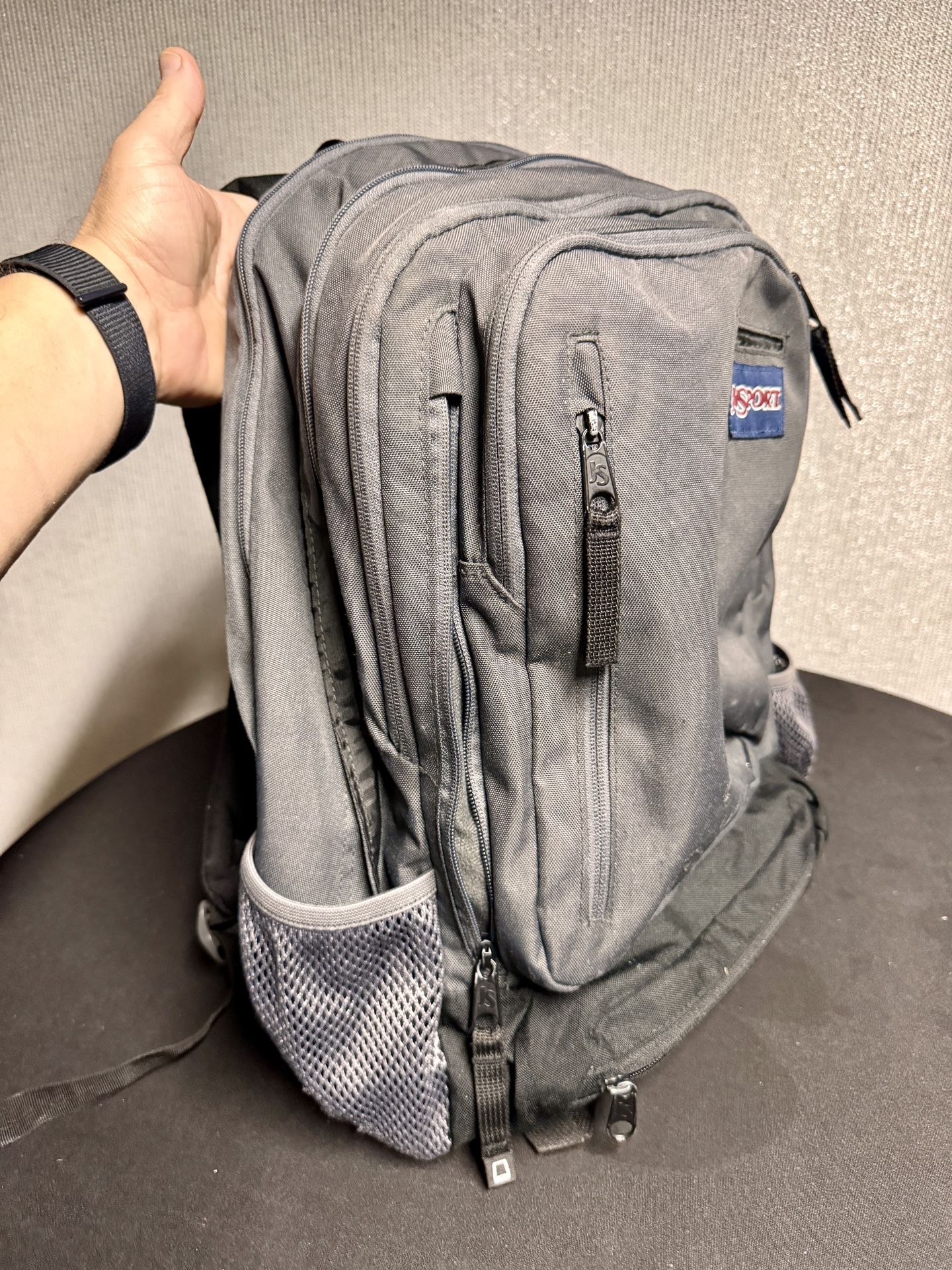 JanSport Big Student Backpack (grey/grey, One Size)