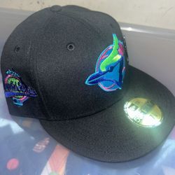 Hat Club Cyber Punk Collection New Era Fitted Toronto Blue Jay Hat