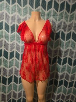 Red Lingerie New Size Small Stretch
