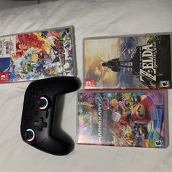 Nintendo Switch OLED + Juegos + Control – Excelente condición