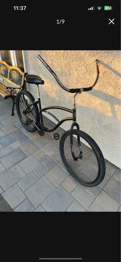 Black Beach Cruiser 26” Wheels