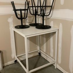 IKEA Tall Table And Stools (4)